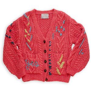 LINGUA FRANCA Oversized Cable Knit Cardigan NWT - Size Large (L)